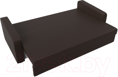 Диван Лига Диванов Лига-009 / 118064 (экокожа коричневый)