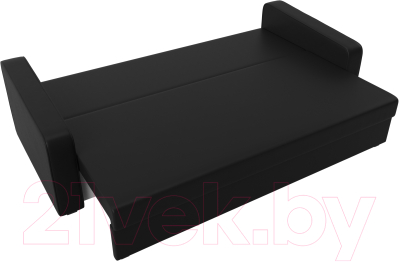 Диван Лига Диванов Лига-009 / 118065 (экокожа черный)