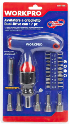 Отвертка Workpro GSCI-1605