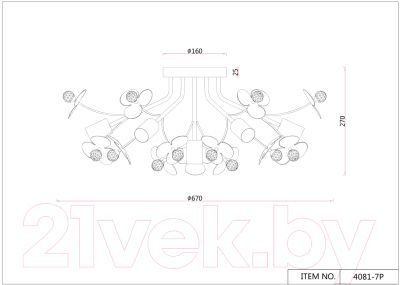 Люстра F-Promo Lassie 4081-7P