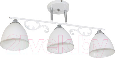 Потолочный светильник Элетех 21278-6/3 НПБ 01-3х60-211 Е27 / 1005405243 (белый хром) - фото