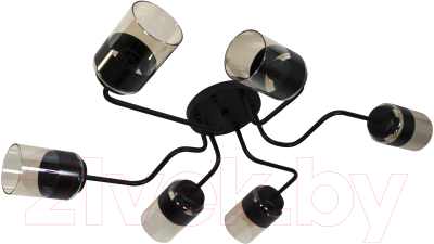 Люстра Элетех Техно 162 НСБ 01-6х60-114 Е27 / 1005404588 (черный)