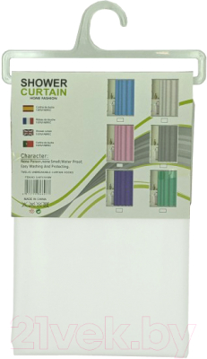 Шторка-занавеска для ванны Savol S-MTX1818W - фото