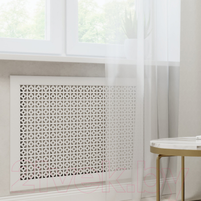 Экран для радиатора STELLA Дамаско Белый