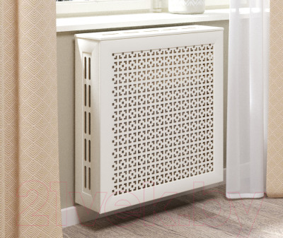 Экран для радиатора STELLA Дамаско Белый