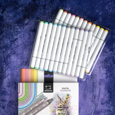 Набор маркеров Малевичъ GrafArt Brush / 190907