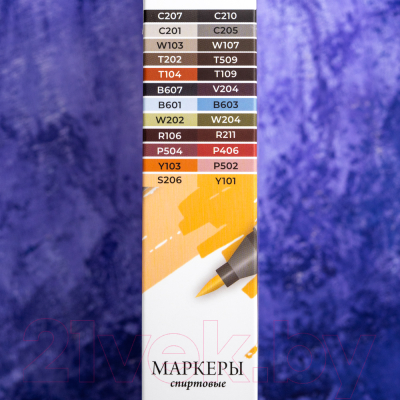 Набор маркеров Малевичъ GrafArt Brush / 190900