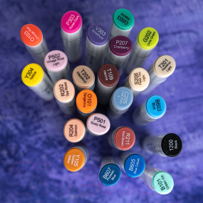 Набор маркеров Малевичъ GrafArt Brush / 190906