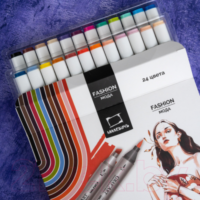 Набор маркеров Малевичъ GrafArt Brush / 190906