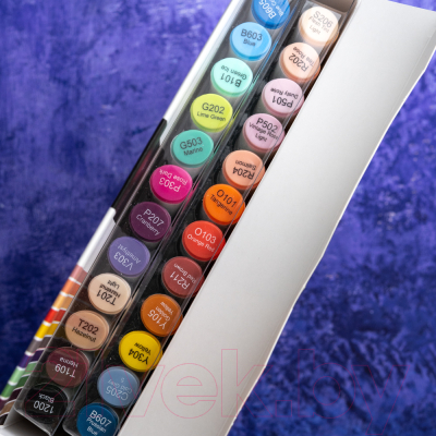 Набор маркеров Малевичъ GrafArt Brush / 190906