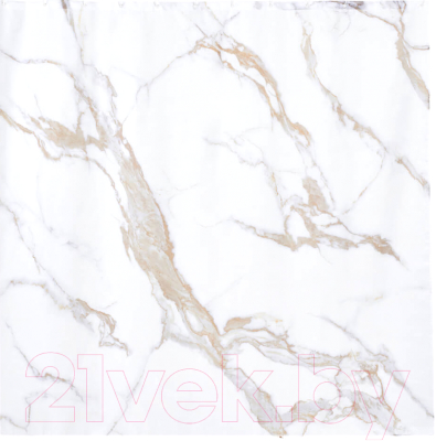 Шторка-занавеска для ванны РМС Мрамор ШП-02БЖ - фото