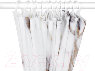 Шторка-занавеска для ванны РМС Мрамор ШП-02БЖ