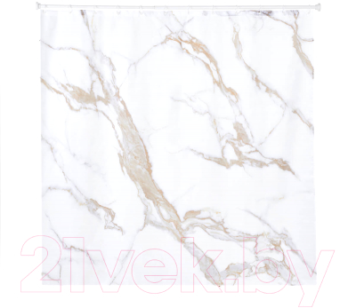 Шторка-занавеска для ванны РМС Мрамор ШП-02БЖ