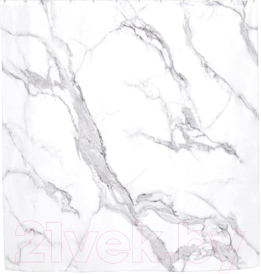 Шторка-занавеска для ванны РМС Мрамор ШП-02С - фото