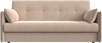 Диван Лига Диванов Лига-018 / 117835 (велюр бежевый)