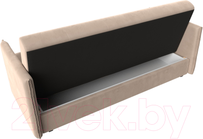 Диван Лига Диванов Лига-018 / 117835 (велюр бежевый)