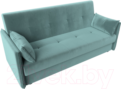 Диван Лига Диванов Лига-018 / 117837 (велюр бирюзовый)
