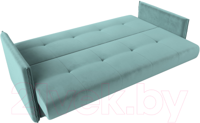 Диван Лига Диванов Лига-018 / 117837 (велюр бирюзовый)