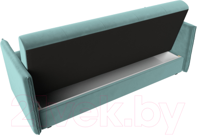 Диван Лига Диванов Лига-018 / 117837 (велюр бирюзовый)