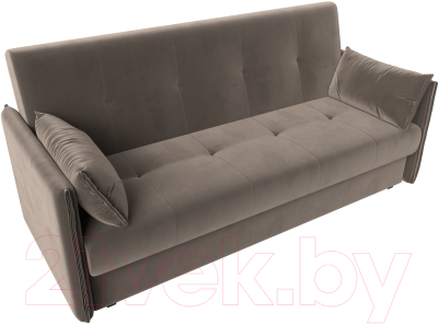 Диван Лига Диванов Лига-018 / 117843 (велюр коричневый)
