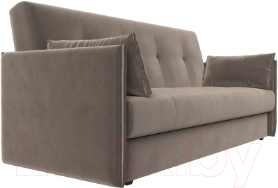Диван Лига Диванов Лига-018 / 117843 (велюр коричневый)