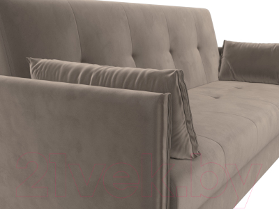 Диван Лига Диванов Лига-018 / 117843 (велюр коричневый)