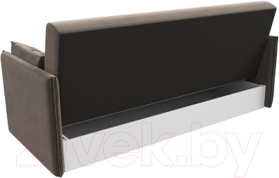 Диван Лига Диванов Лига-018 / 117843 (велюр коричневый)