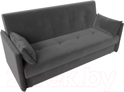 Диван Лига Диванов Лига-018 / 117845 (велюр серый)