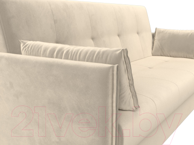 Диван Лига Диванов Лига-018 / 117851 (микровельвет бежевый)