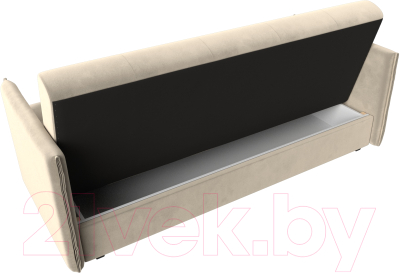 Диван Лига Диванов Лига-018 / 117851 (микровельвет бежевый)