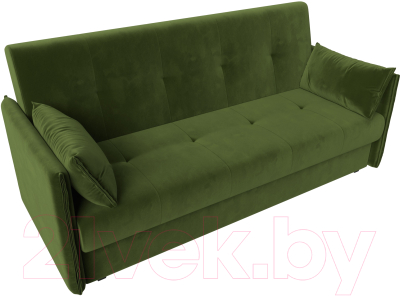 Диван Лига Диванов Лига-018 / 117858 (микровельвет зеленый)