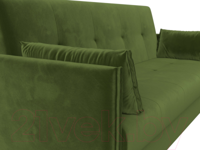 Диван Лига Диванов Лига-018 / 117858 (микровельвет зеленый)