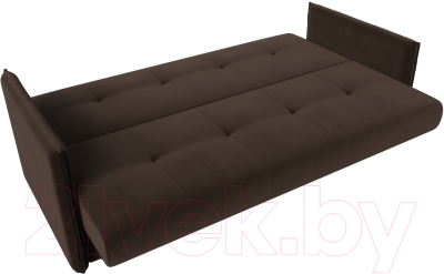 Диван Лига Диванов Лига-018 / 117862 (микровельвет коричневый)