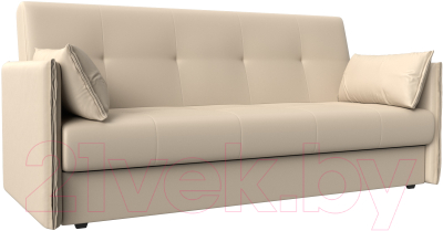 Диван Лига Диванов Лига-018 / 117883 (экокожа бежевый) - фото