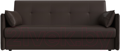 Диван Лига Диванов Лига-018 / 117887 (экокожа коричневый)