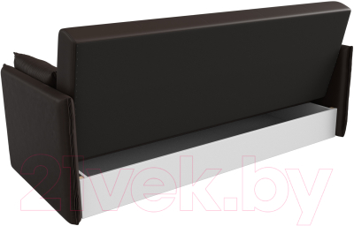 Диван Лига Диванов Лига-018 / 117887 (экокожа коричневый)