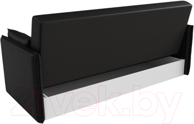 Диван Лига Диванов Лига-018 / 117889 (экокожа черный)