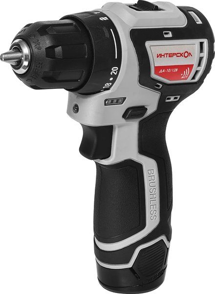 Аккумуляторная дрель-шуруповерт Интерскол ДА-10/12В (687.2.2.70) - фото