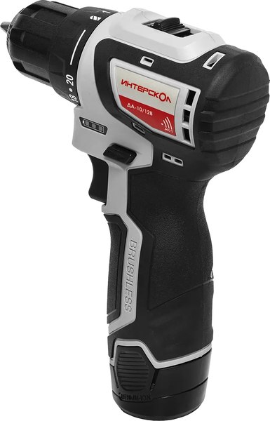 Аккумуляторная дрель-шуруповерт Интерскол ДА-10/12В (687.2.2.70)