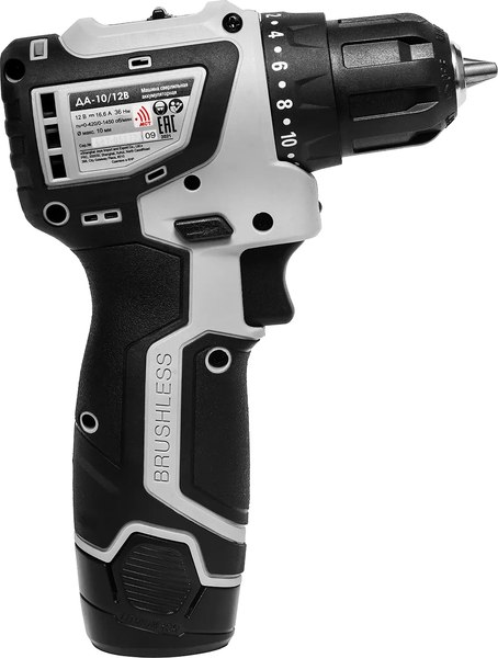 Аккумуляторная дрель-шуруповерт Интерскол ДА-10/12В (687.2.2.70)