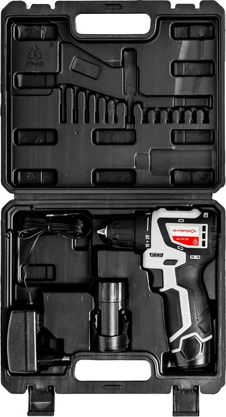 Аккумуляторная дрель-шуруповерт Интерскол ДА-10/12В (687.2.2.70)