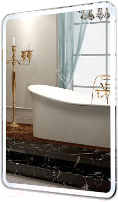 Зеркало Пекам Marta 1 50x80 / marta1-50х80s (с подсветкой и сенсором на прикосновение) - фото