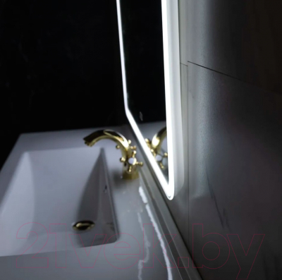 Зеркало Пекам Marta 1 50x80 / marta1-50х80s (с подсветкой и сенсором на прикосновение)