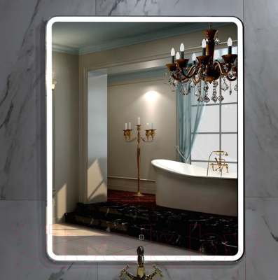 Зеркало Пекам Marta 1 50x80 / marta1-50х80s (с подсветкой и сенсором на прикосновение)