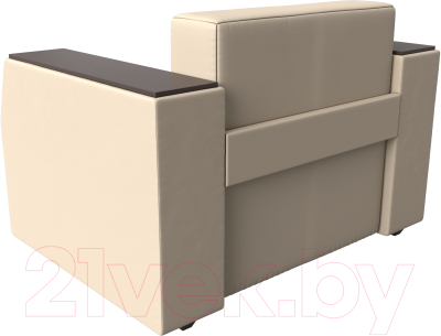 Кресло-кровать Лига Диванов Атлантида / 27861 (экокожа бежевый)