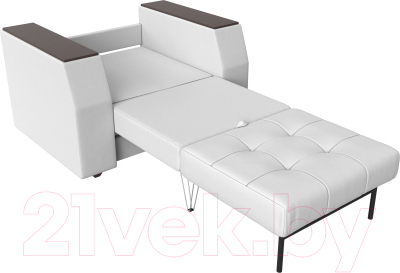 Кресло-кровать Лига Диванов Атлантида / 28409 (экокожа белый)