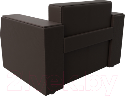Кресло-кровать Лига Диванов Атлантида / 28410 (экокожа коричневый)