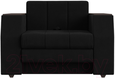 Кресло-кровать Лига Диванов Атлантида / 28418 (микровельвет черный)