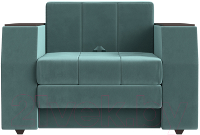 Кресло-кровать Лига Диванов Атлантида / 113836 (велюр бирюзовый)