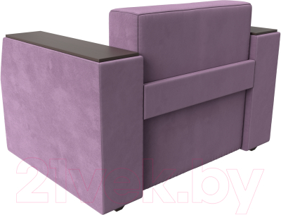 Кресло-кровать Лига Диванов Атлантида / 113867 (микровельвет сиреневый)